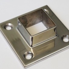 Фланец нержавеющий приварной встык с выступом квадратный Ду 10 Ру 16 AISI 304 10х14х15х12 мм ГОСТ 12821-80